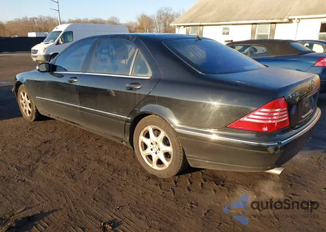 2003 Mercedes-Benz S 430 z USA, uszkodzony, nr VIN WDBNG70J13A380899